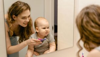 brushing for babies & toddlers