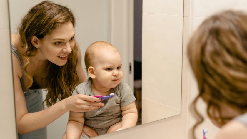 brushing for babies & toddlers